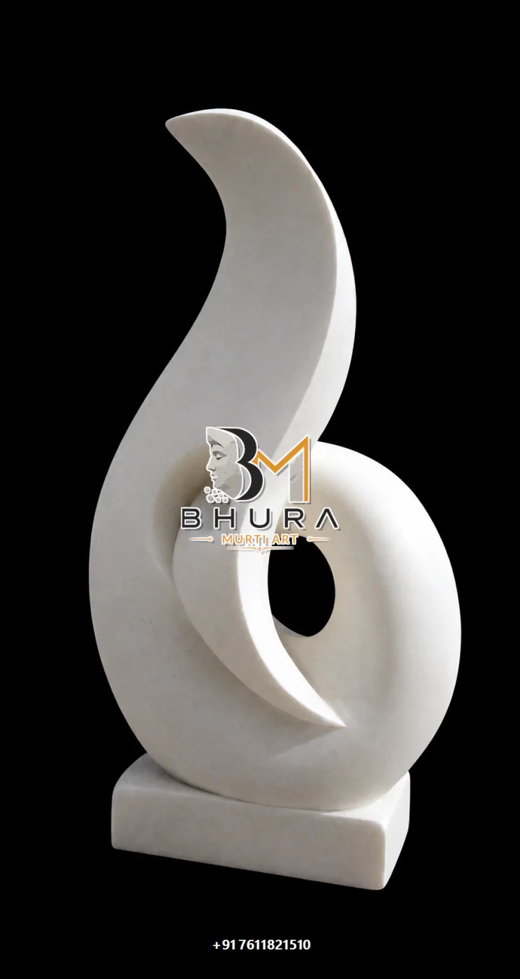 Contemporary Modern Art Marble Sculpture Collection - handcrafted design view 4