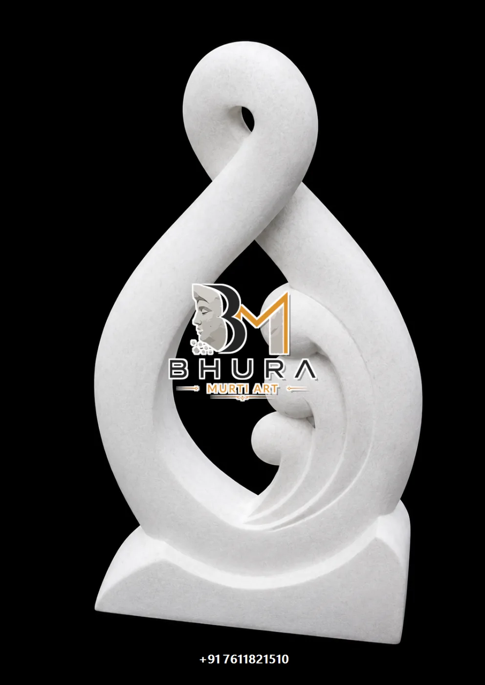Abstract Decorative Stone Statue Collection - handcrafted design view 5