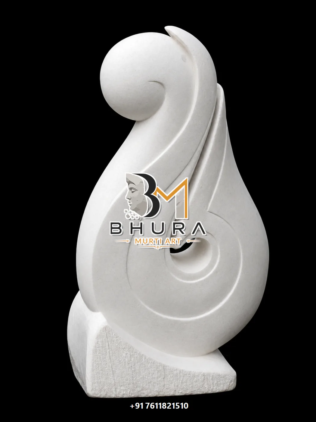 Designer Contemporary Marble Statue Collection - handcrafted design view 2