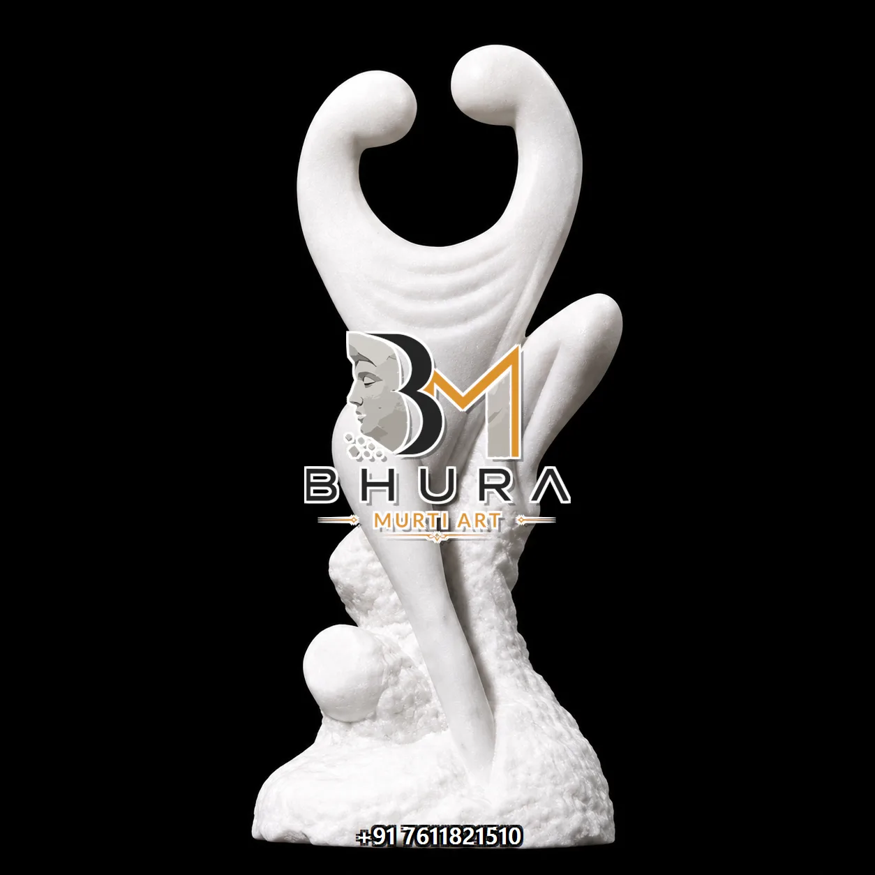 Elegant Contemporary Statue Collection - handcrafted design view 2