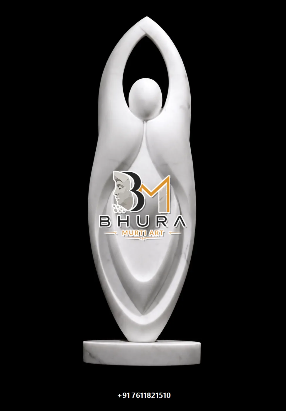 Elegant Contemporary Statue Collection - handcrafted design view 4