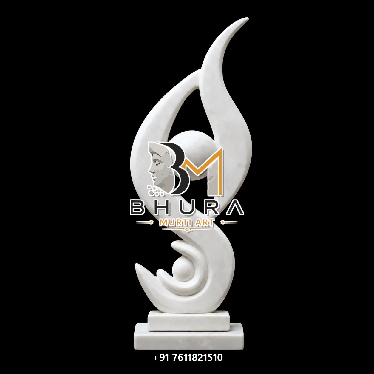 Elegant Contemporary Statue Collection - handcrafted design view 5