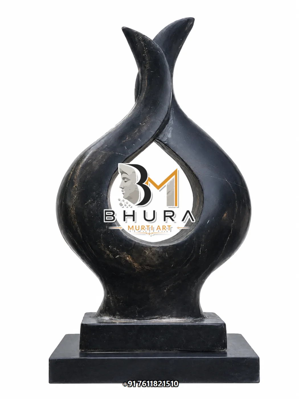 Modern Marble Decor Sculpture Collection - handcrafted design view 2