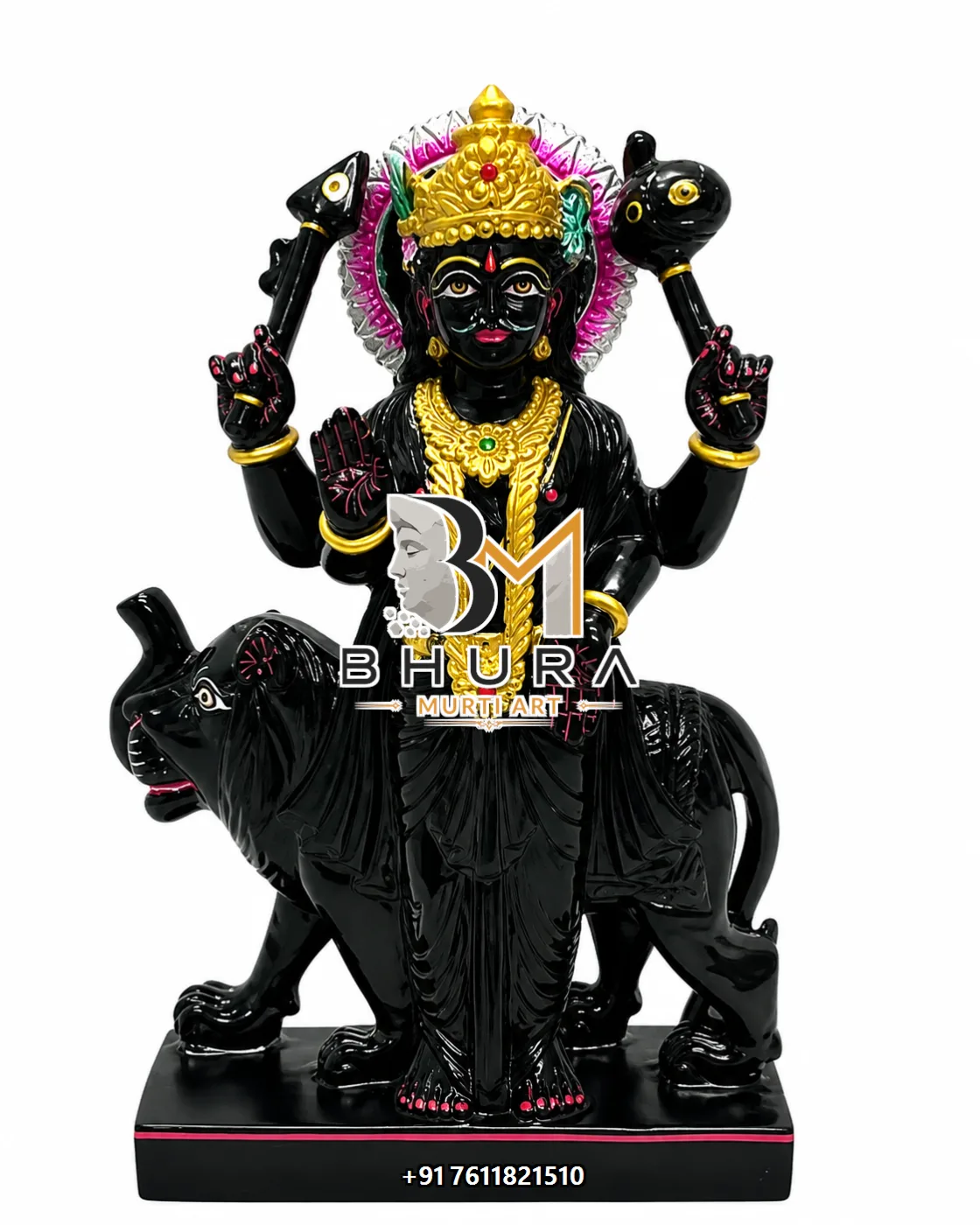 Handcrafted Navgraha Marble Statue Collection - handcrafted marble design view 5