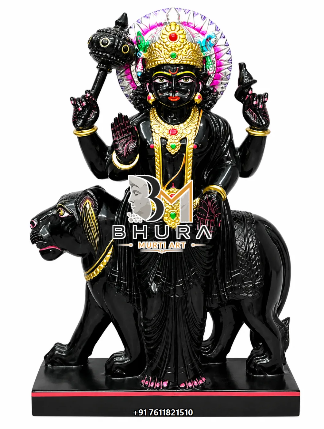 Nine Planet Navgraha Marble Statue Collection - handcrafted marble design view 4