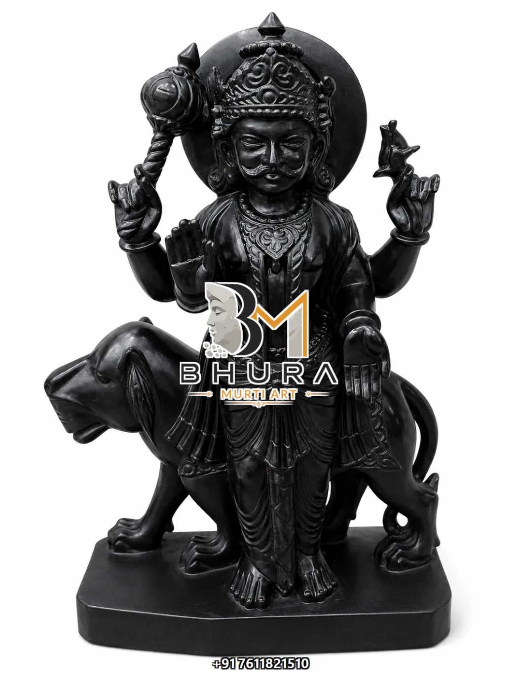 Hand-Painted Navgraha Marble Statue Collection - handcrafted marble design view 5