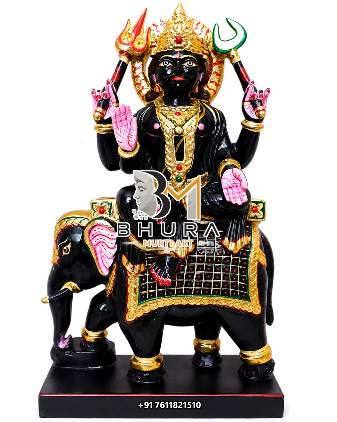 Complete Set Navgraha Marble Statue Collection - handcrafted marble design view 4