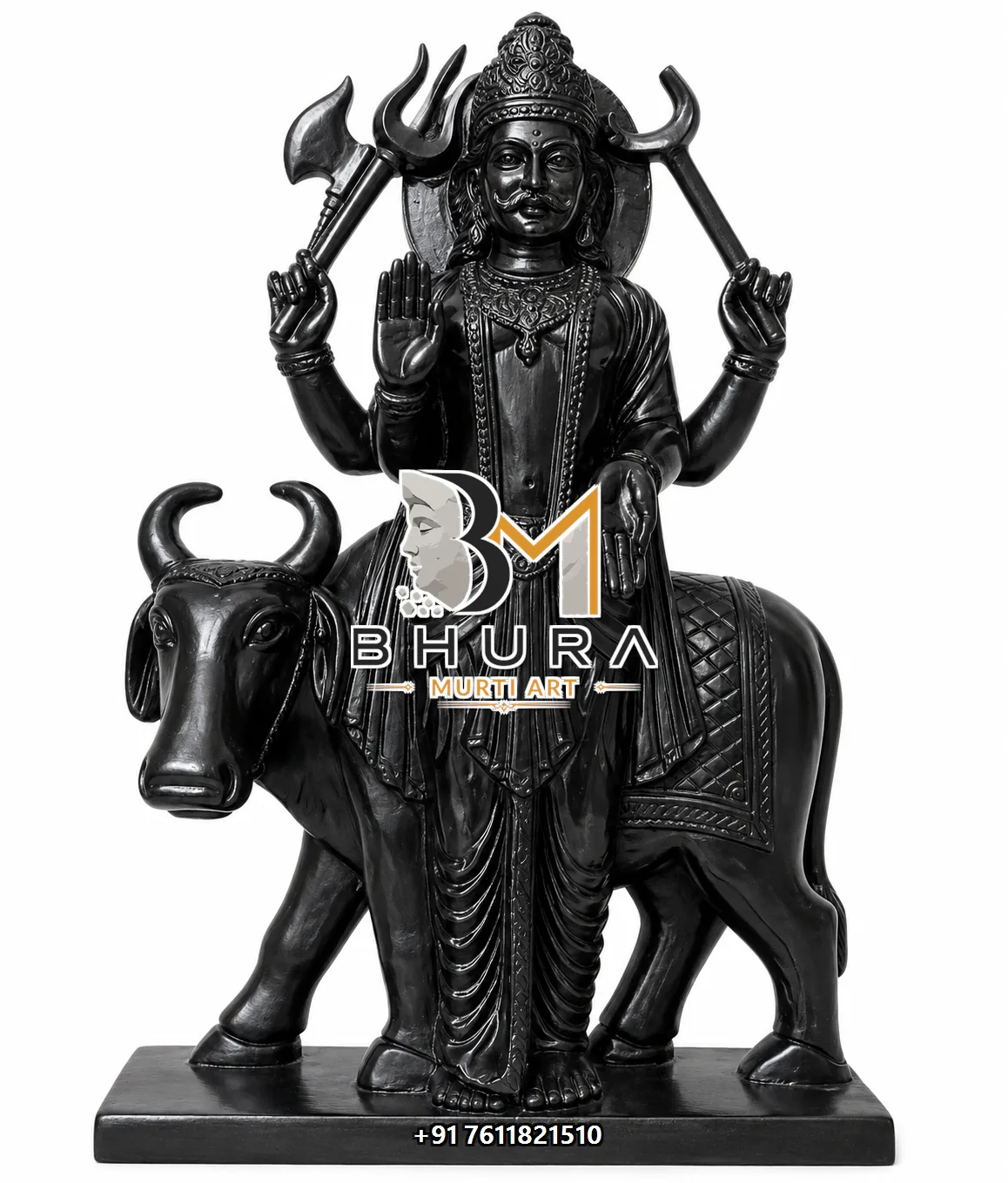 Designer Navgraha Marble Statue Collection - handcrafted marble design view 4