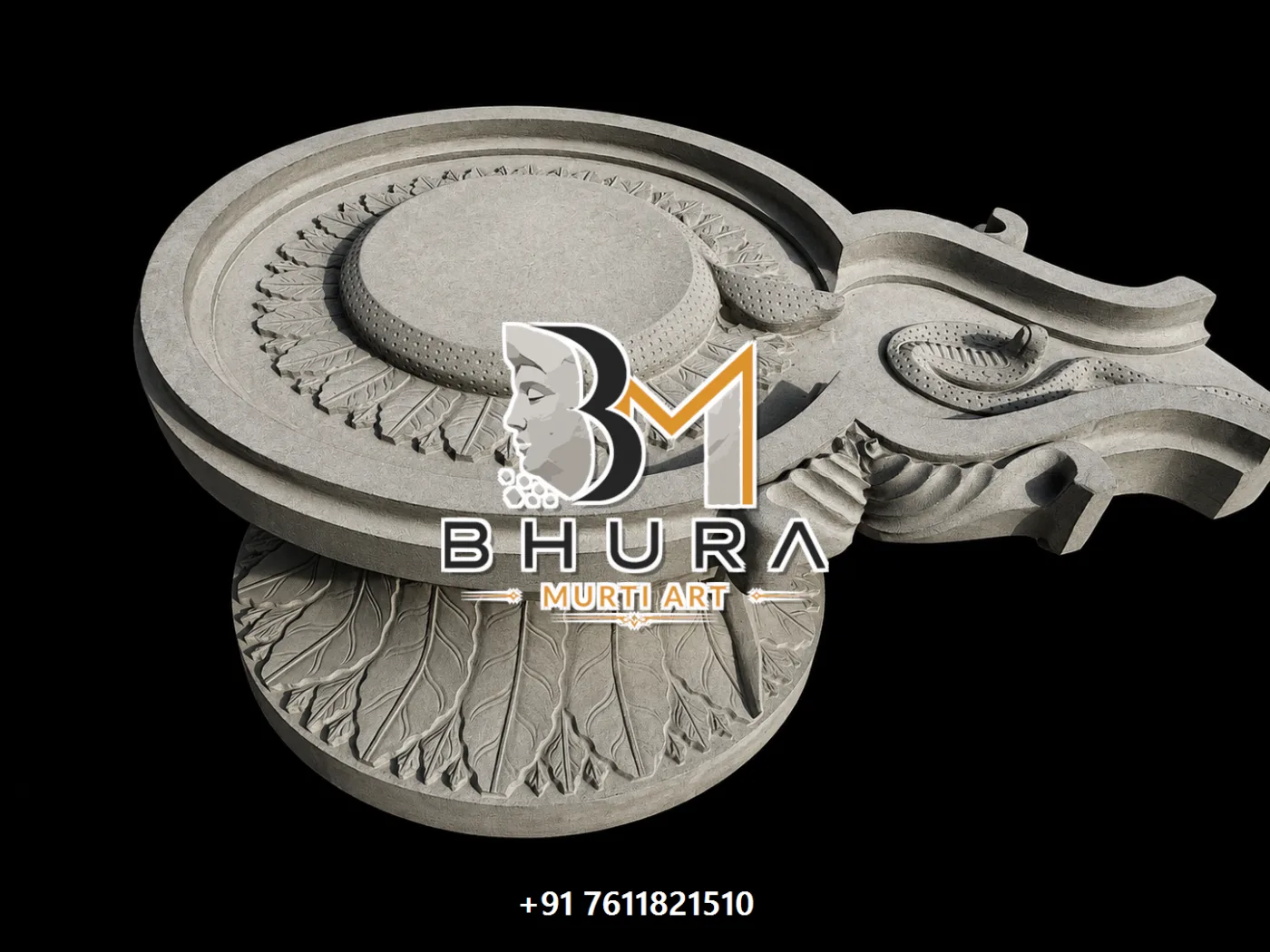 Custom-Made Mahadev Shivling Collection - handcrafted marble design view 2
