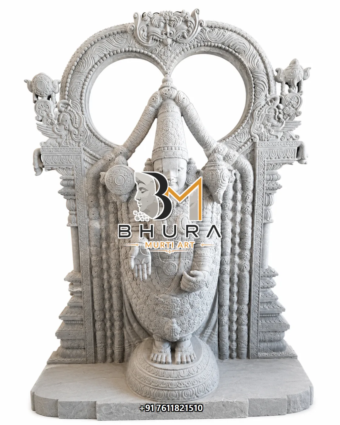 Divine Srinivasa Venkateswara Statue Collection - handcrafted marble design view 5