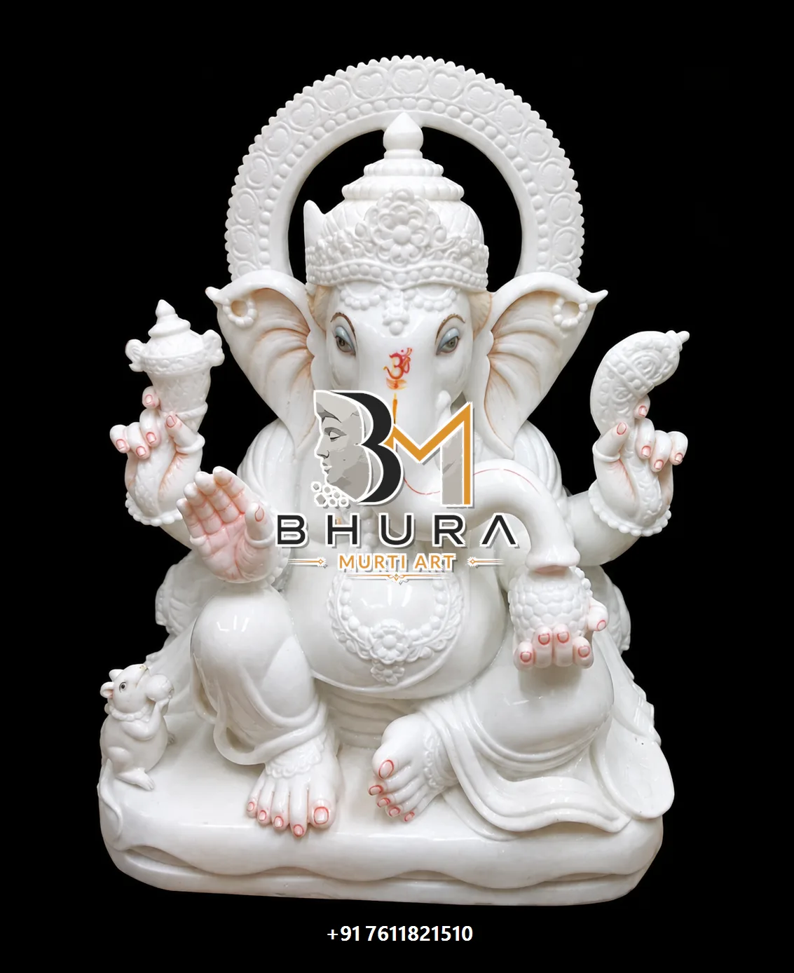 White Gold Ganesha Halo Variant Collection